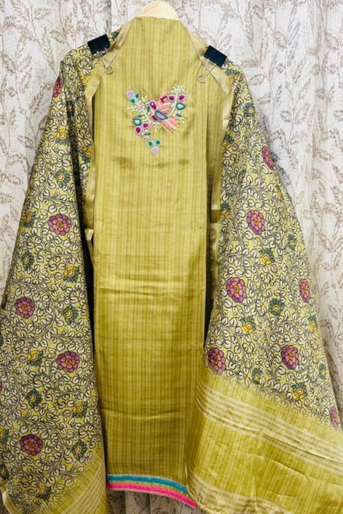 Raw Silk semi formal suit set