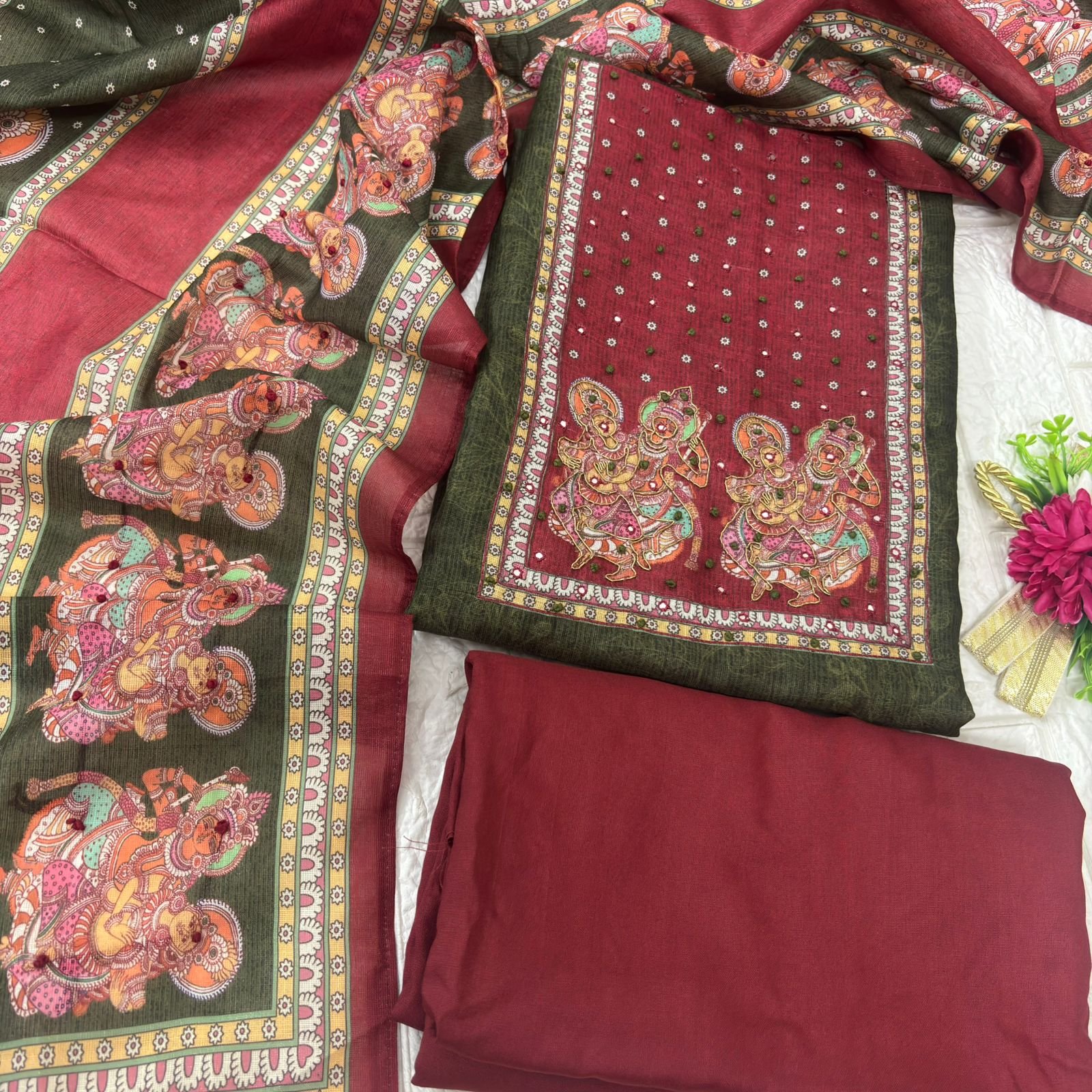 Linen classic artistry suit set
